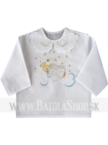 Krstová košieľka -  biela