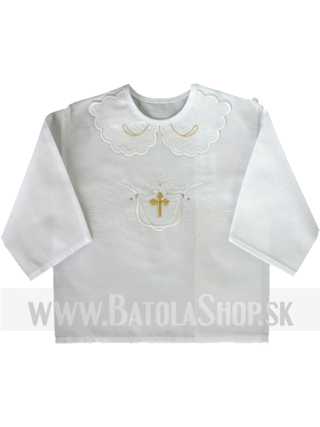 Krstová košieľka -  biela