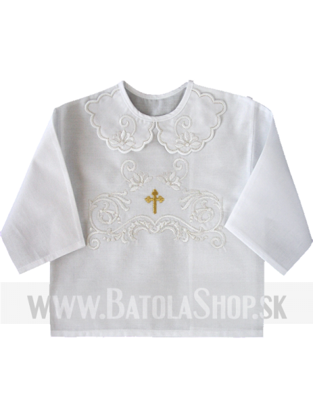 Krstová košieľka -  biela