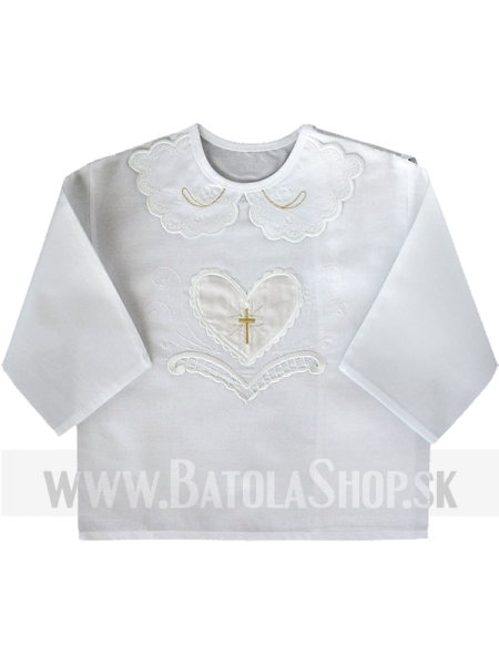 Krstová košieľka -  biela