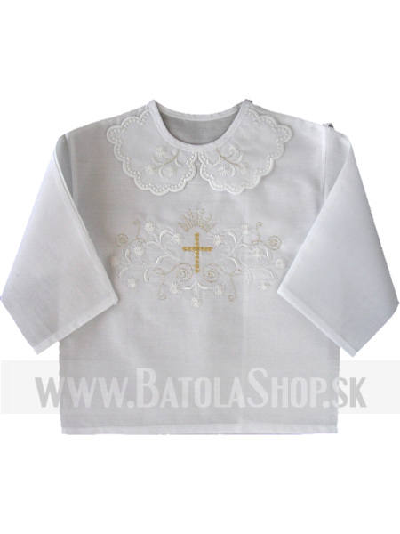 Krstová košieľka -  biela