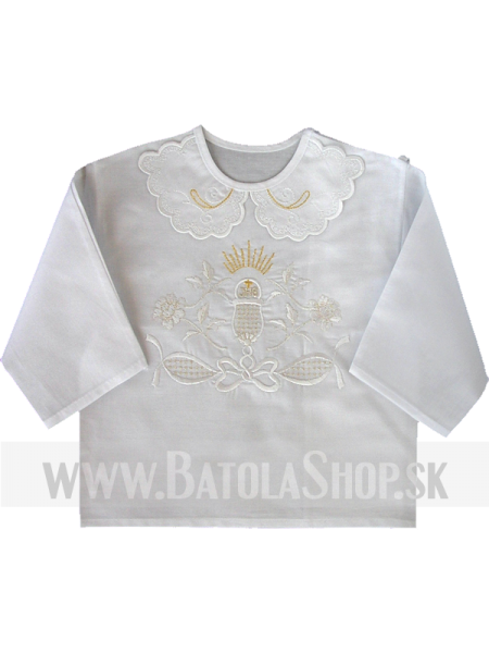 Krstová košieľka -  biela