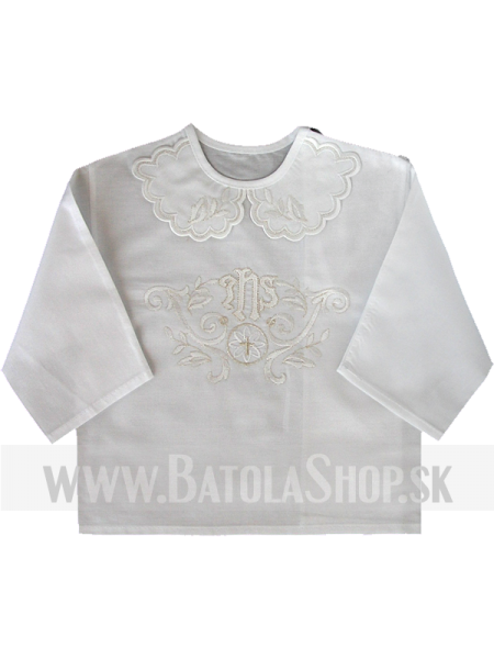 Krstová košieľka -  biela